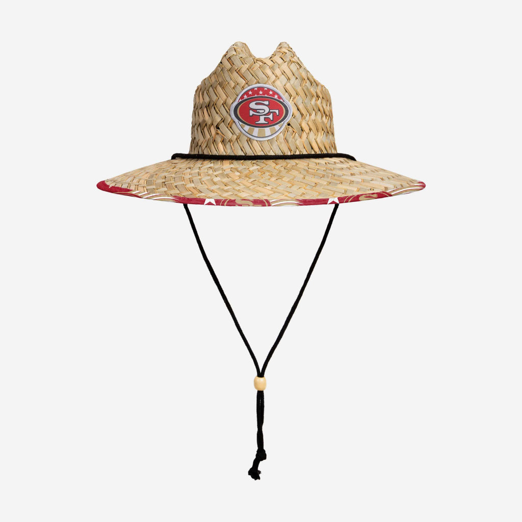 Lifeguard San Francisco 49ers Straw Hat Men's New Era Natural San