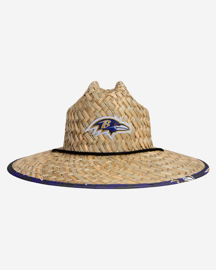 Baltimore Ravens Floral Straw Hat FOCO - FOCO.com