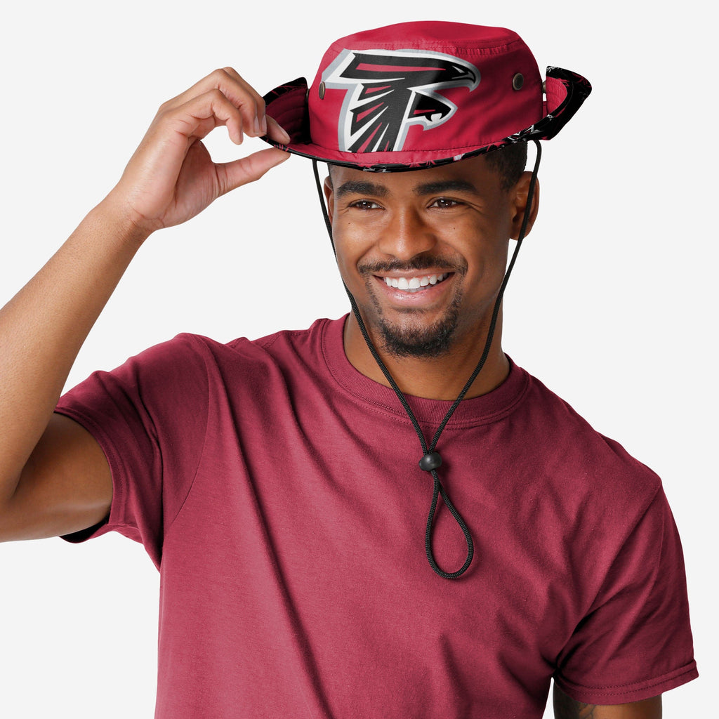 FOCO Atlanta Falcons Cropped Big Logo Hybrid Boonie Hat 4