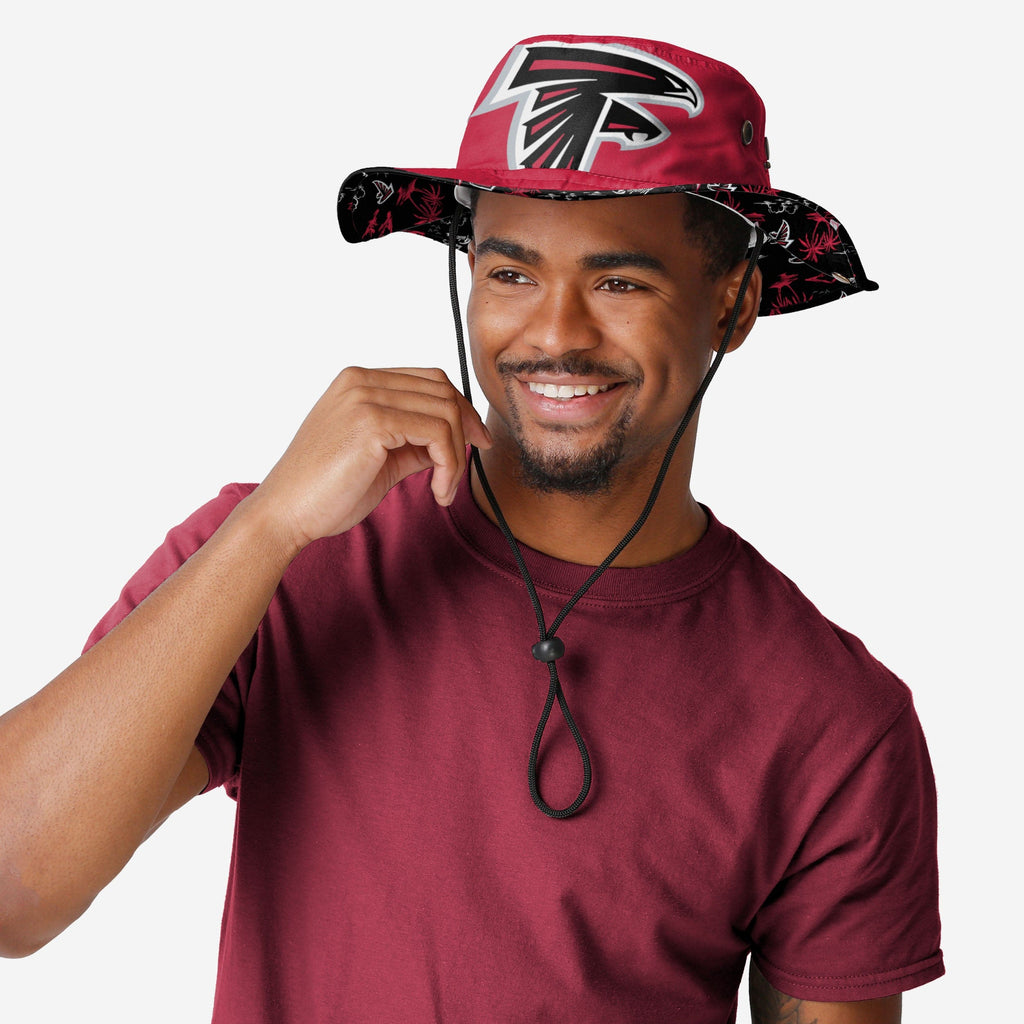 FOCO Atlanta Falcons Cropped Big Logo Hybrid Boonie Hat 3