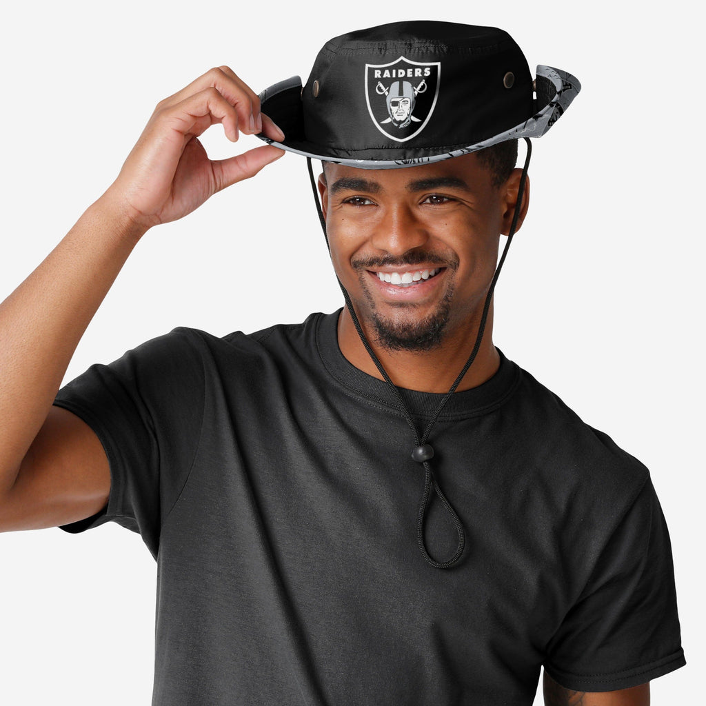 FOCO Las Vegas Raiders Hybrid Boonie Hat Black 4