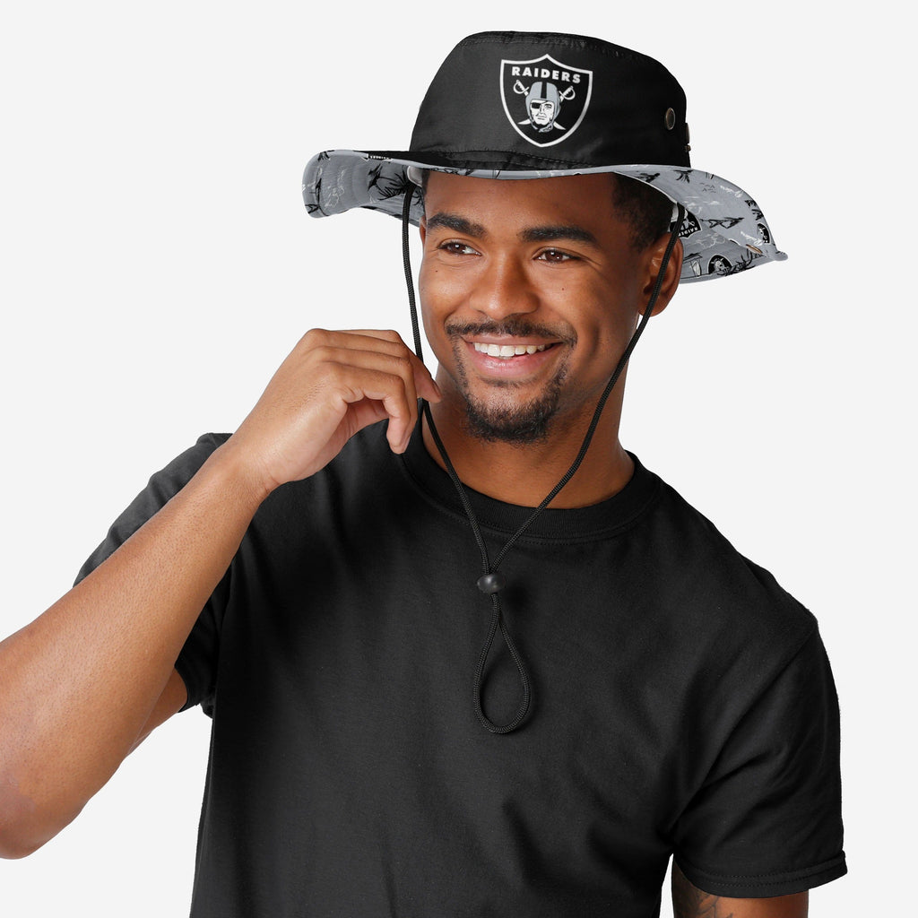 FOCO Las Vegas Raiders Hybrid Boonie Hat Black 3