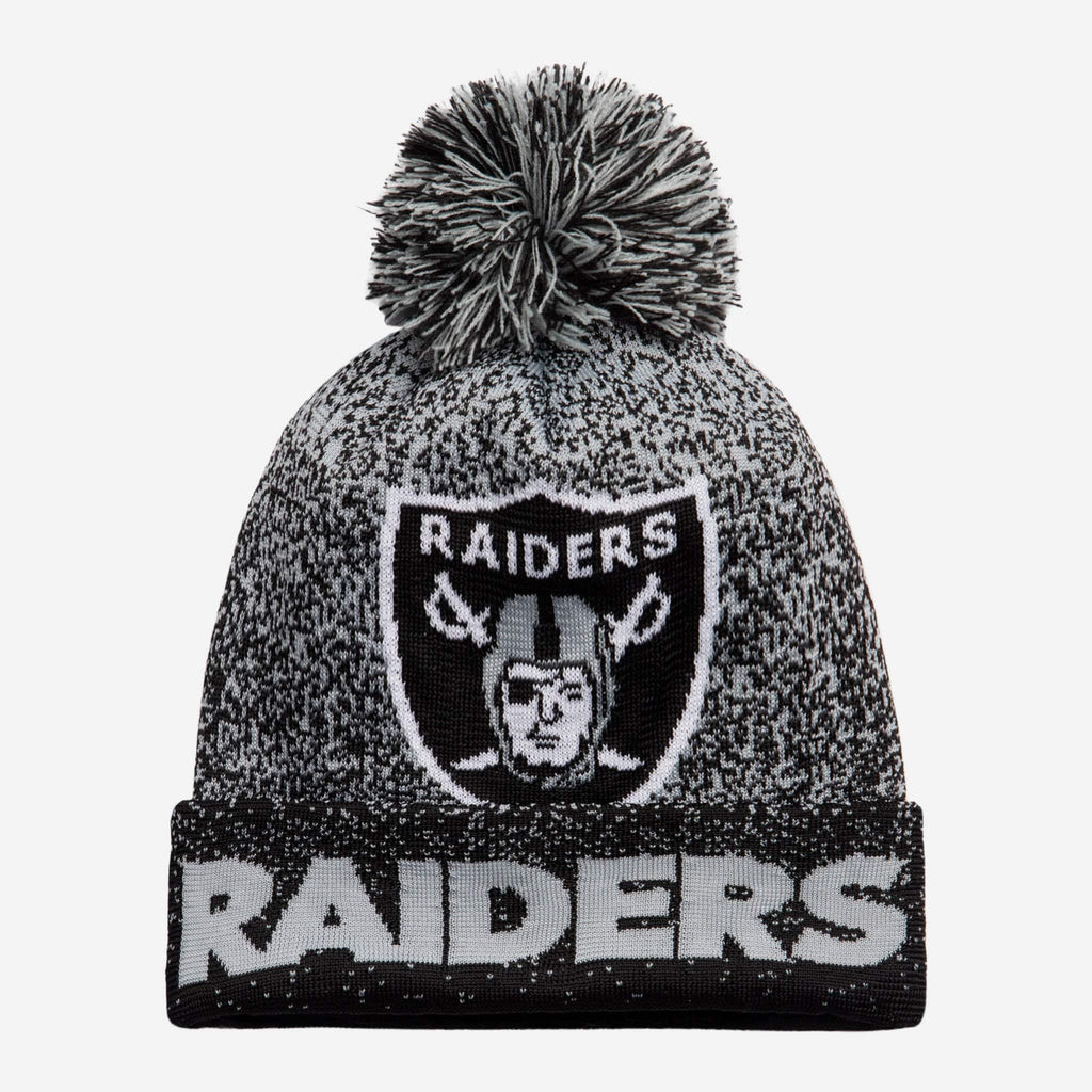 Las Vegas Raiders Matrix Beanie FOCO Las Vegas Raiders Matrix Beanie FOCO