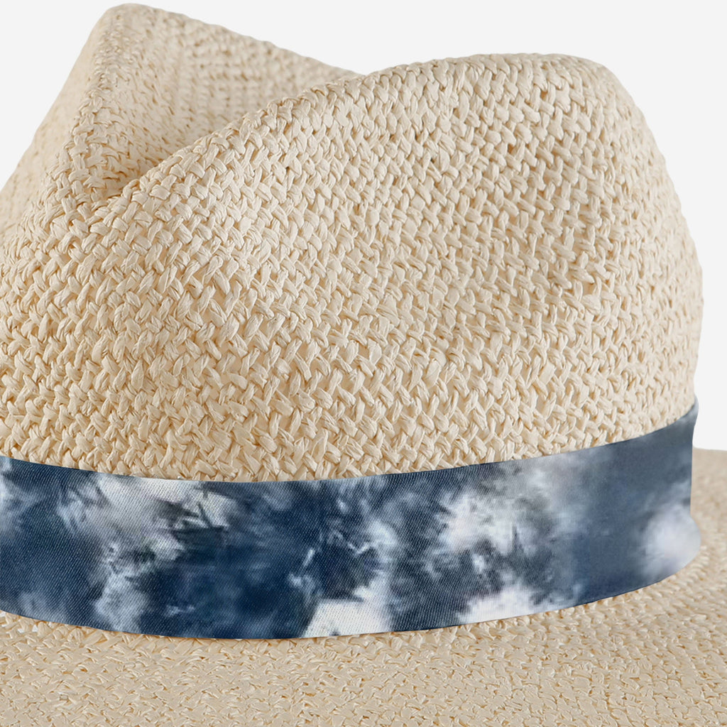 Dallas Cowboys Womens Tie-Dye Ribbon Straw Hat FOCO