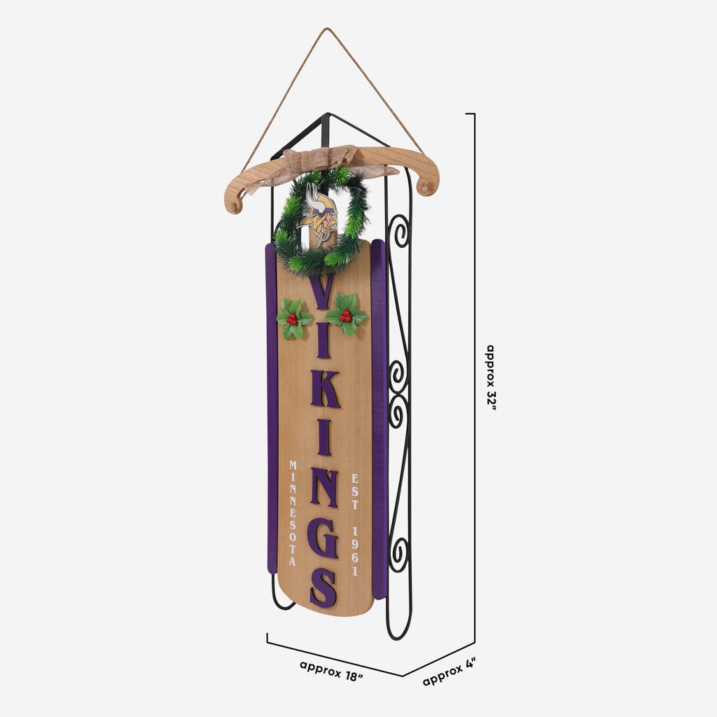 FOCO Minnesota Vikings Light Up Sled 4