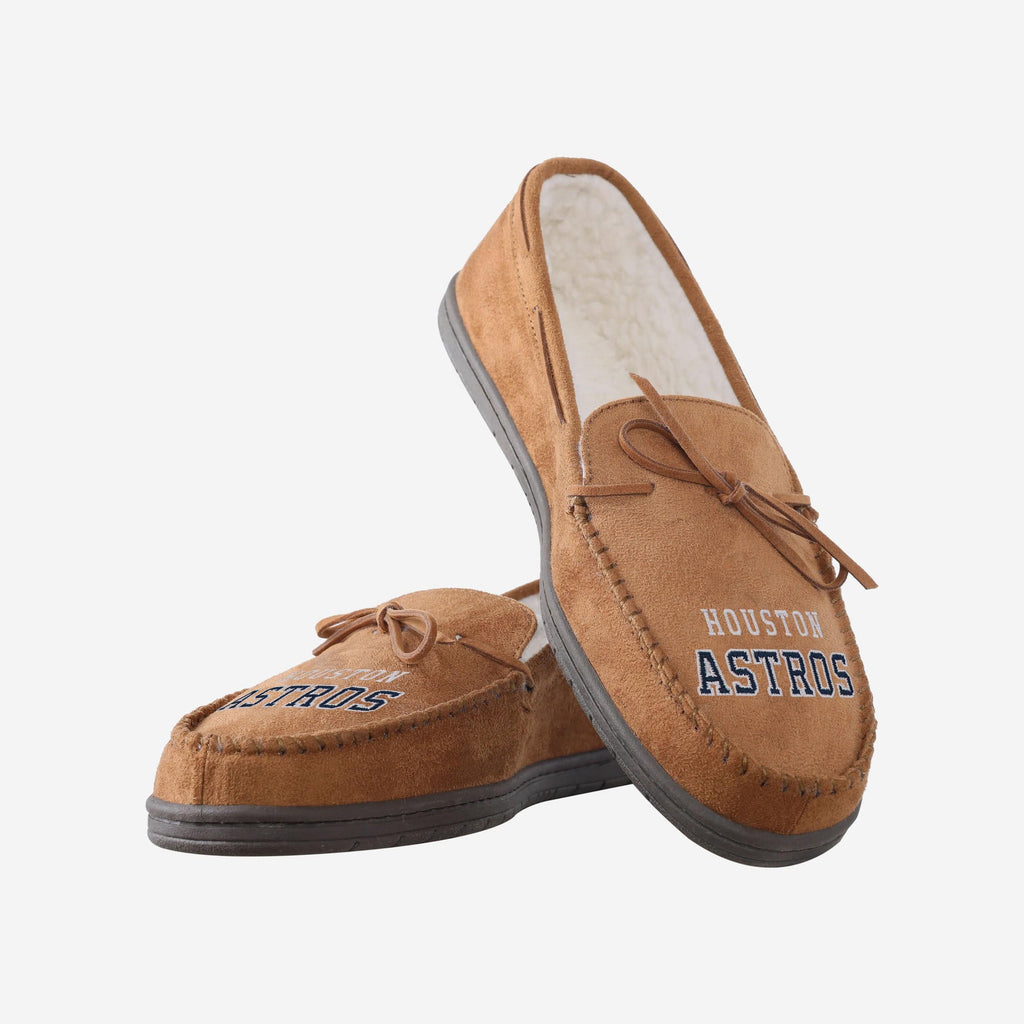 FOCO Houston Astros Moccasin Slipper Men Size L 4
