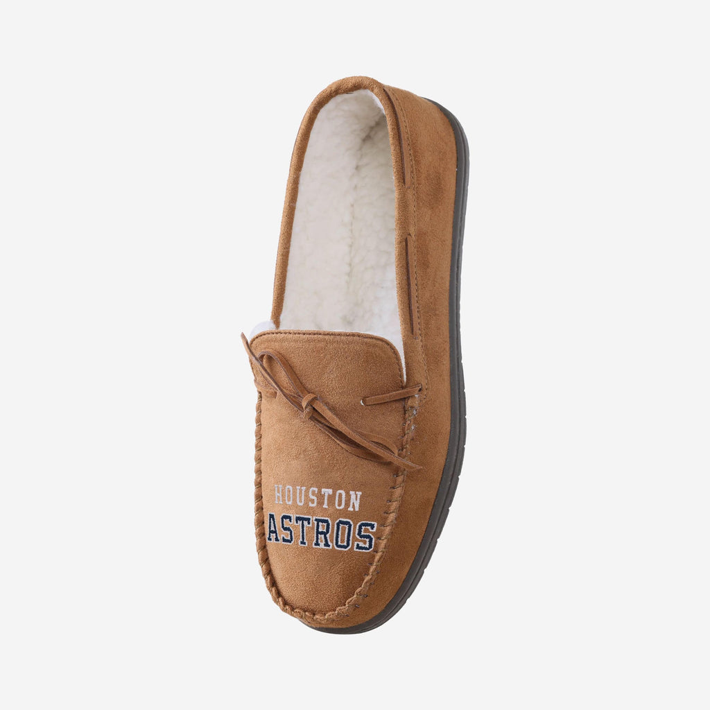 FOCO Houston Astros Moccasin Slipper Men Size L 3