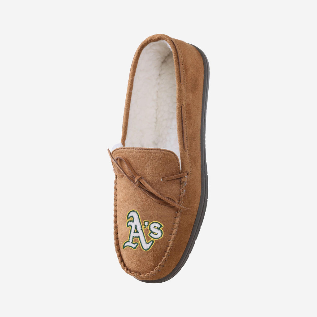 FOCO Athletics Moccasin Slipper Green Men's S 3