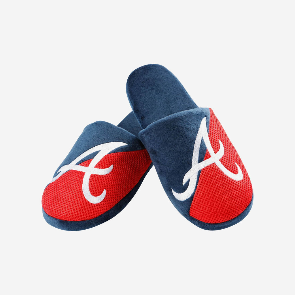 FOCO Staycation Slipper Atlanta Braves Men Size L 4