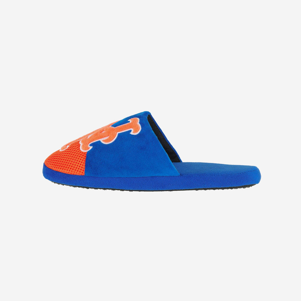 FOCO New York Mets Staycation Slipper Blue Men Size L 2