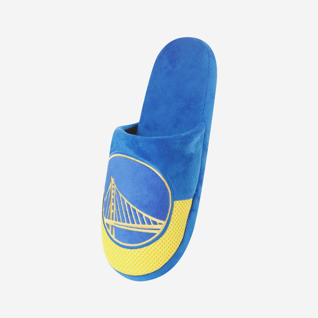 FOCO Golden State Warriors Staycation Slipper Blue Men M 3
