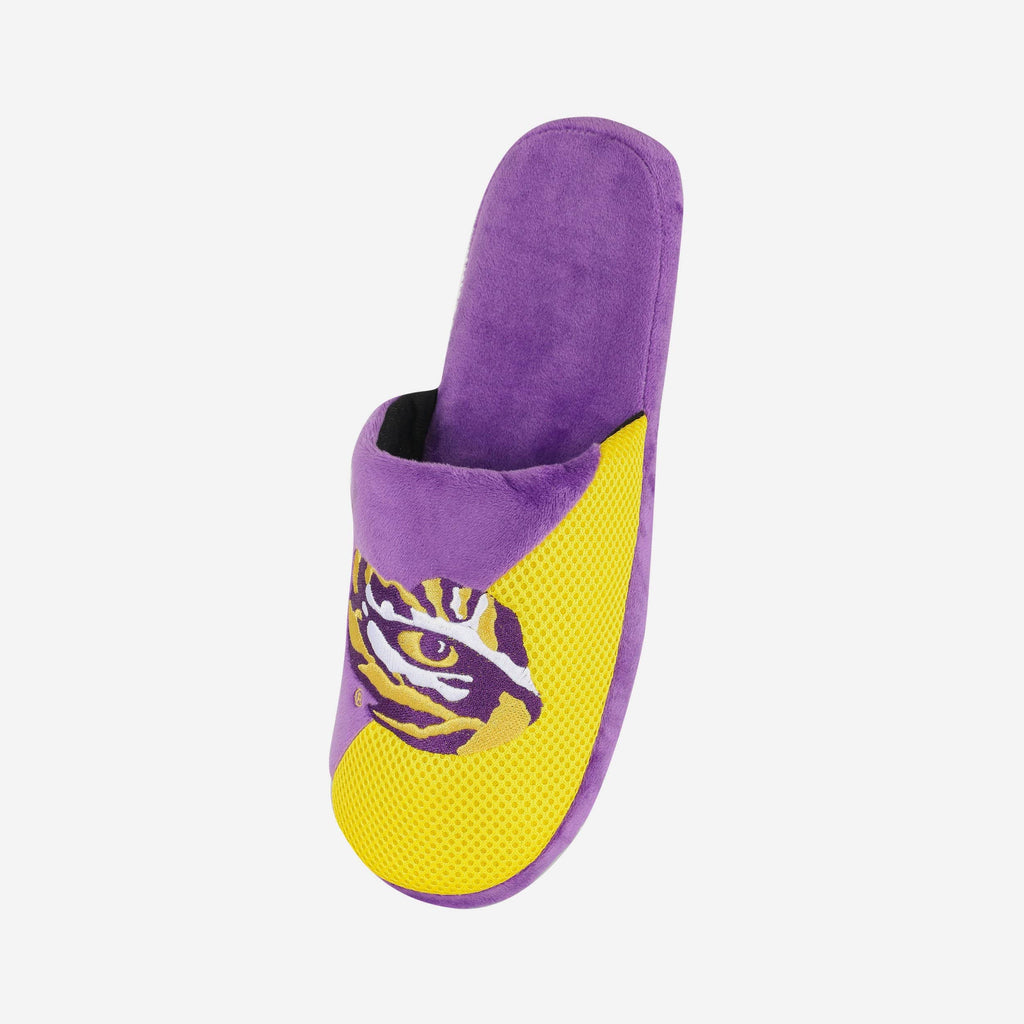 FOCO LSU Team Logo Staycation Slipper M Men 3