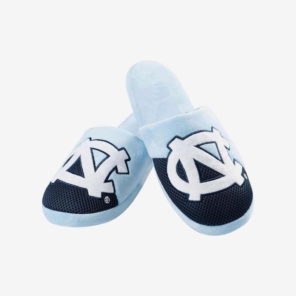 FOCO North Carolina Tar Heels Staycation Slipper Blue Men L 4