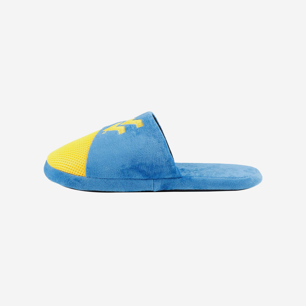FOCO West Virginia Mountaineers Staycation Slipper Blue Men L 2