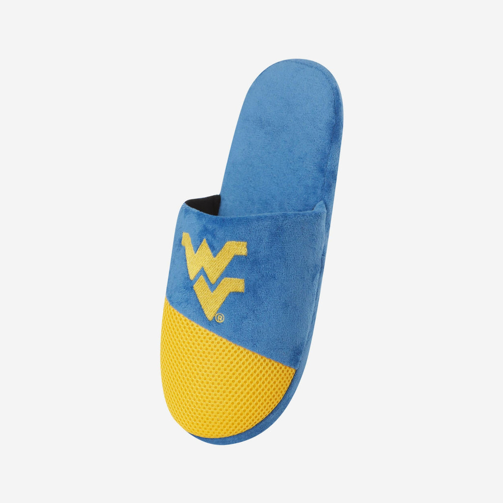 FOCO West Virginia Mountaineers Staycation Slipper Blue Men L 3