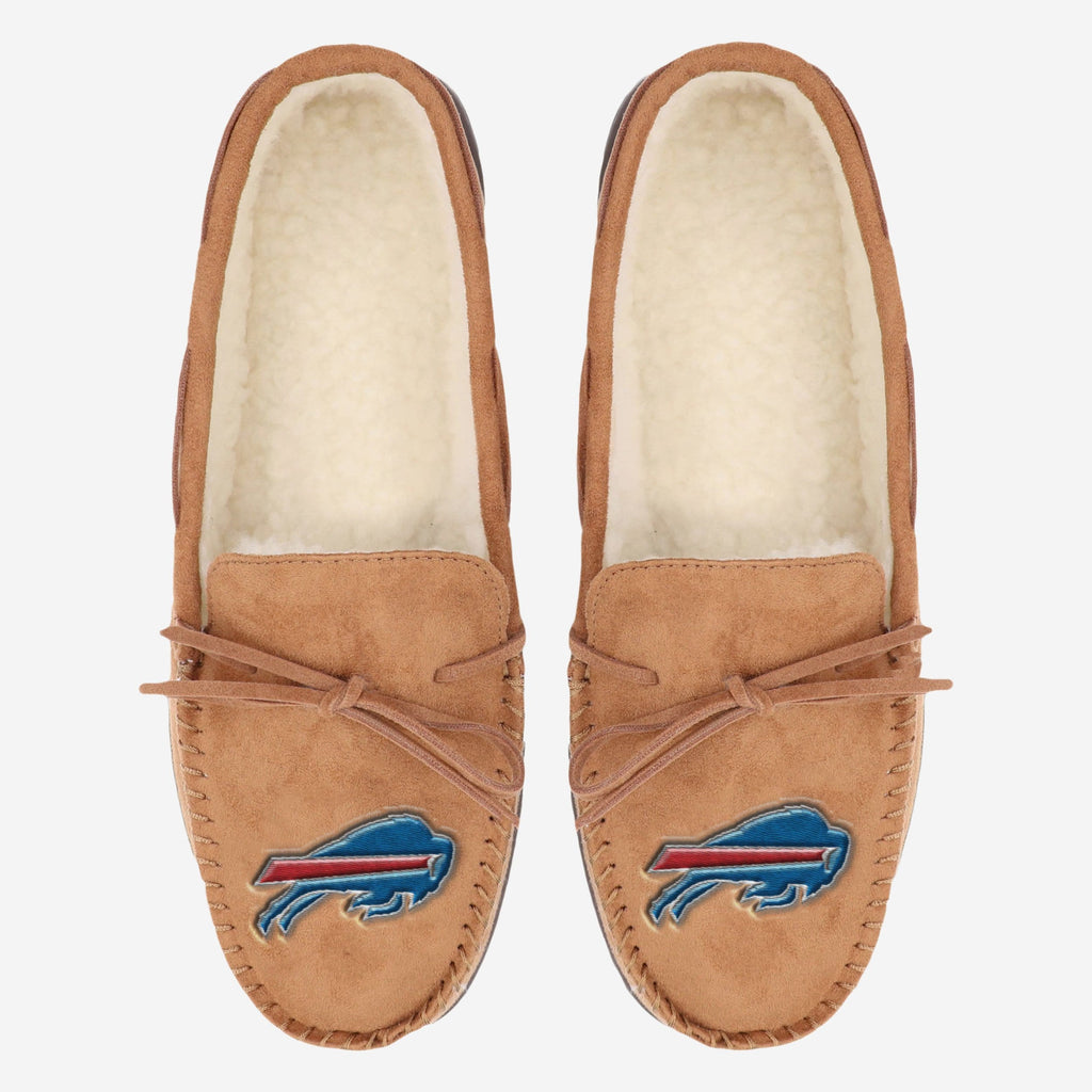 FOCO Buffalo Bills Moccasin Slipper Men Size S 3