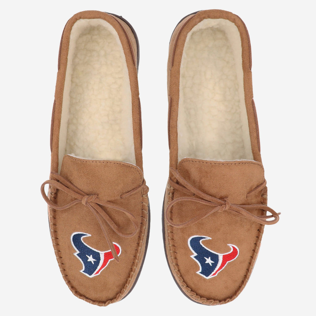 FOCO Houston Texans Moccasin Slipper Men Large 3
