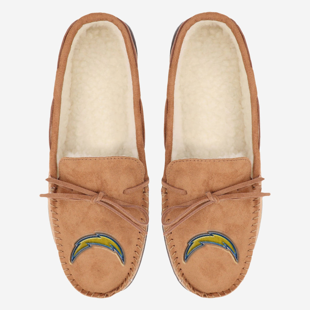 FOCO Los Angeles Chargers Moccasin Slipper XL Men 3