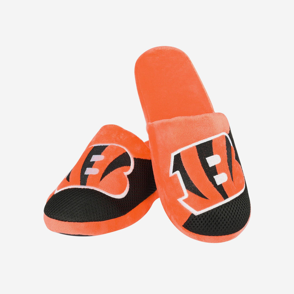 FOCO Staycation Slipper Black/Orange M 4