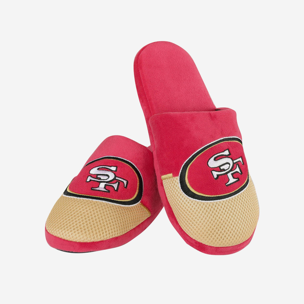 FOCO San Francisco 49Ers Staycation Slipper Red/Gold S Men 4