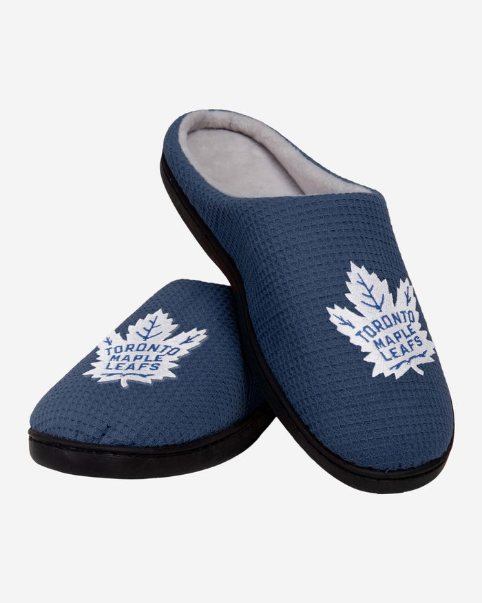 Toronto Maple Leafs Memory Foam Slide Slipper FOCO - FOCO.com
