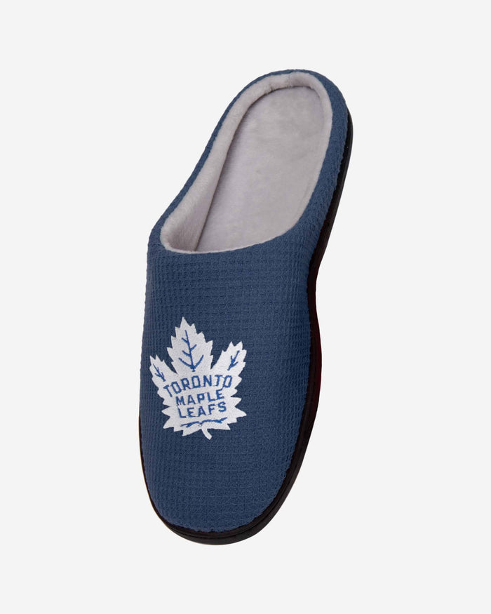 Toronto Maple Leafs Memory Foam Slide Slipper FOCO - FOCO.com
