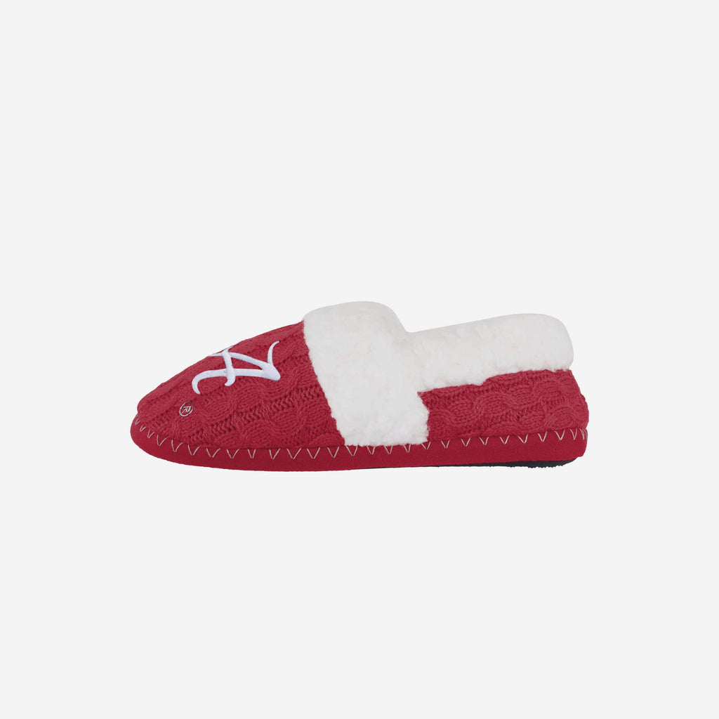 FOCO Alabama Crimson Tide Moccasin Slipper Team Color S 2