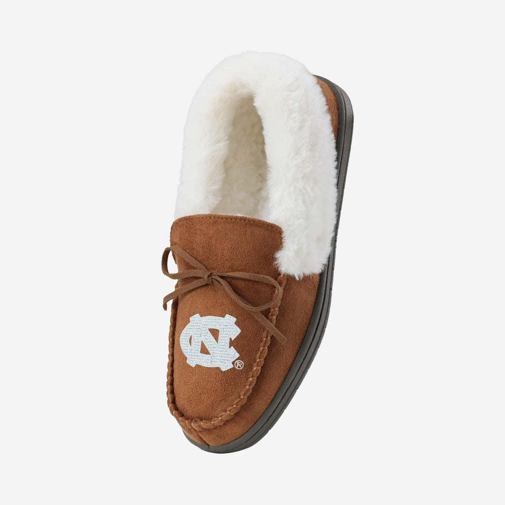 FOCO North Carolina Tar Heels Moccasin Slipper Tan S 3