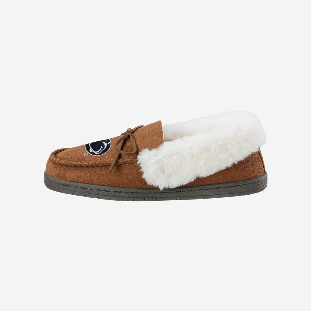 FOCO Penn State Nittany Lions Moccasin Slipper Tan M 2