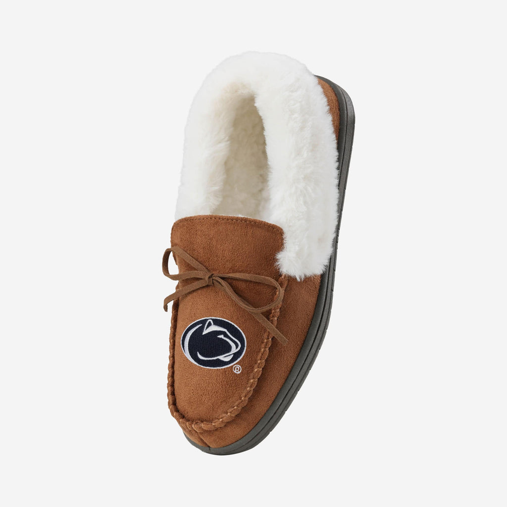 FOCO Penn State Nittany Lions Moccasin Slipper Tan M 3