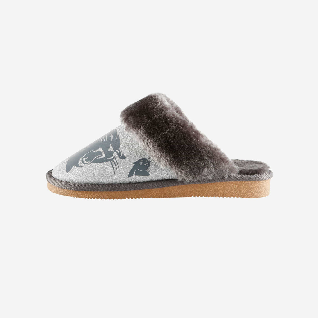 FOCO Carolina Panthers Moccasin Slipper Glitter M 2