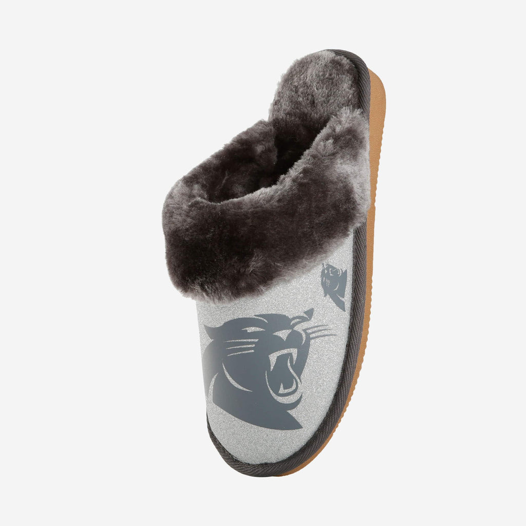 FOCO Carolina Panthers Moccasin Slipper Glitter M 4