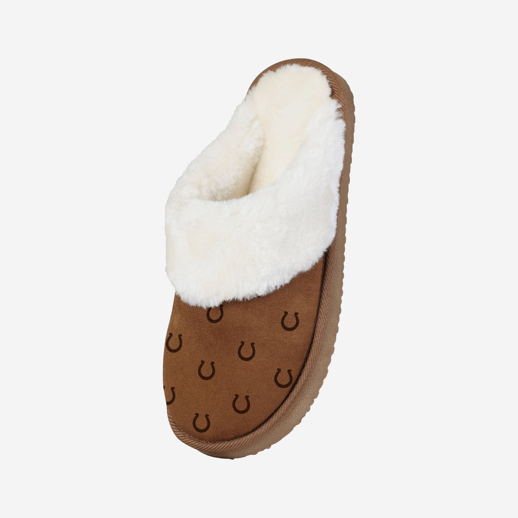FOCO Repeat Logo Moccasin Slipper Brown S 4