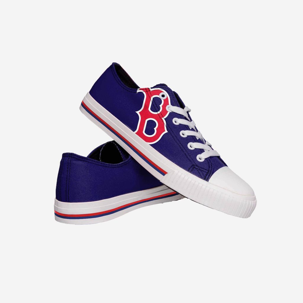 FOCO Boston Red Sox Low Top Canvas Shoe Black 12 4