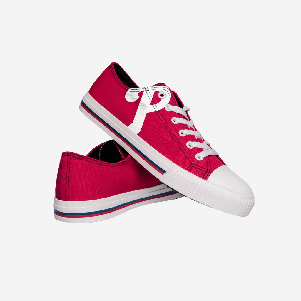 FOCO Philadelphia Phillies Low Top Canvas Shoe Black 10 4