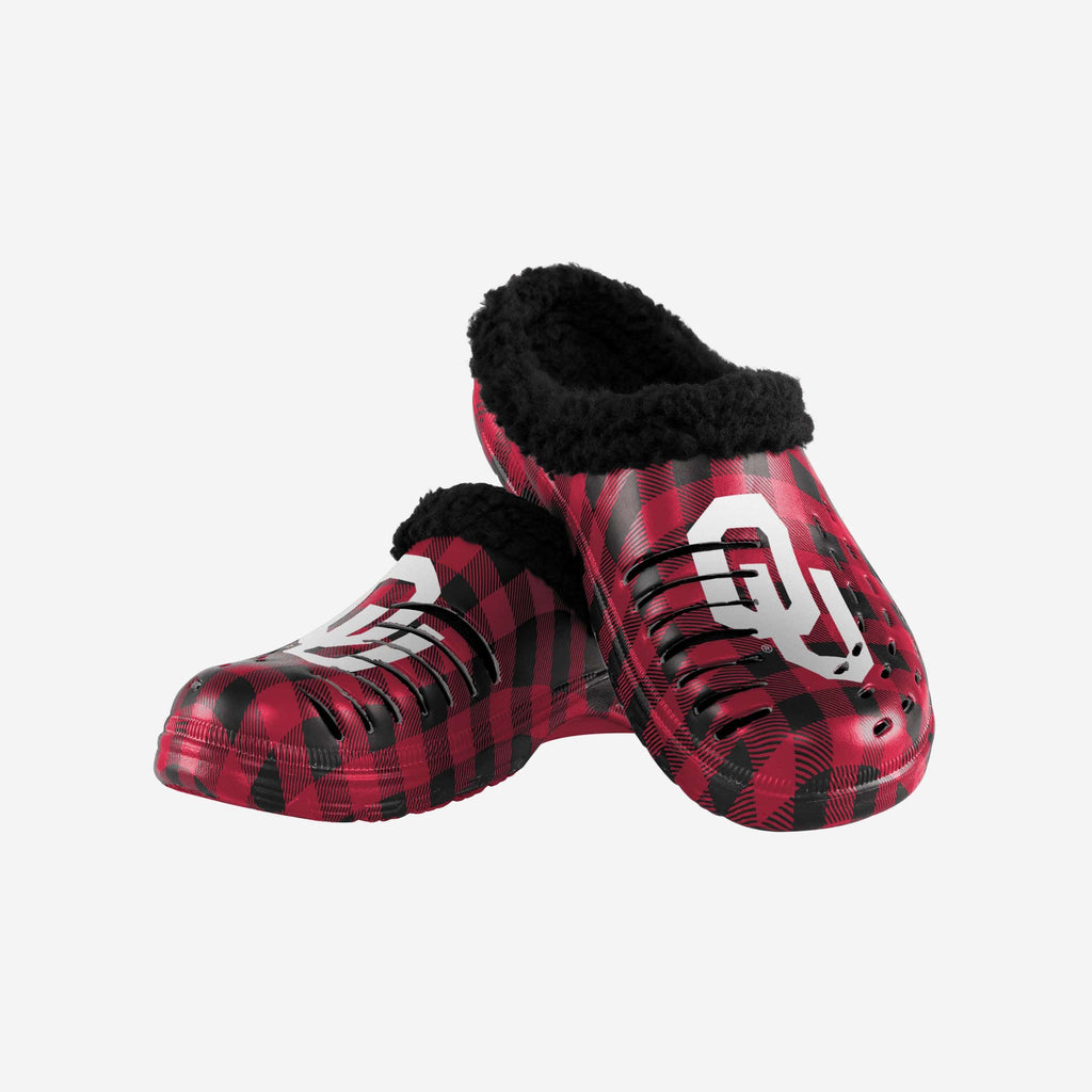 FOCO Buffalo Check Clog Red Men's S 4