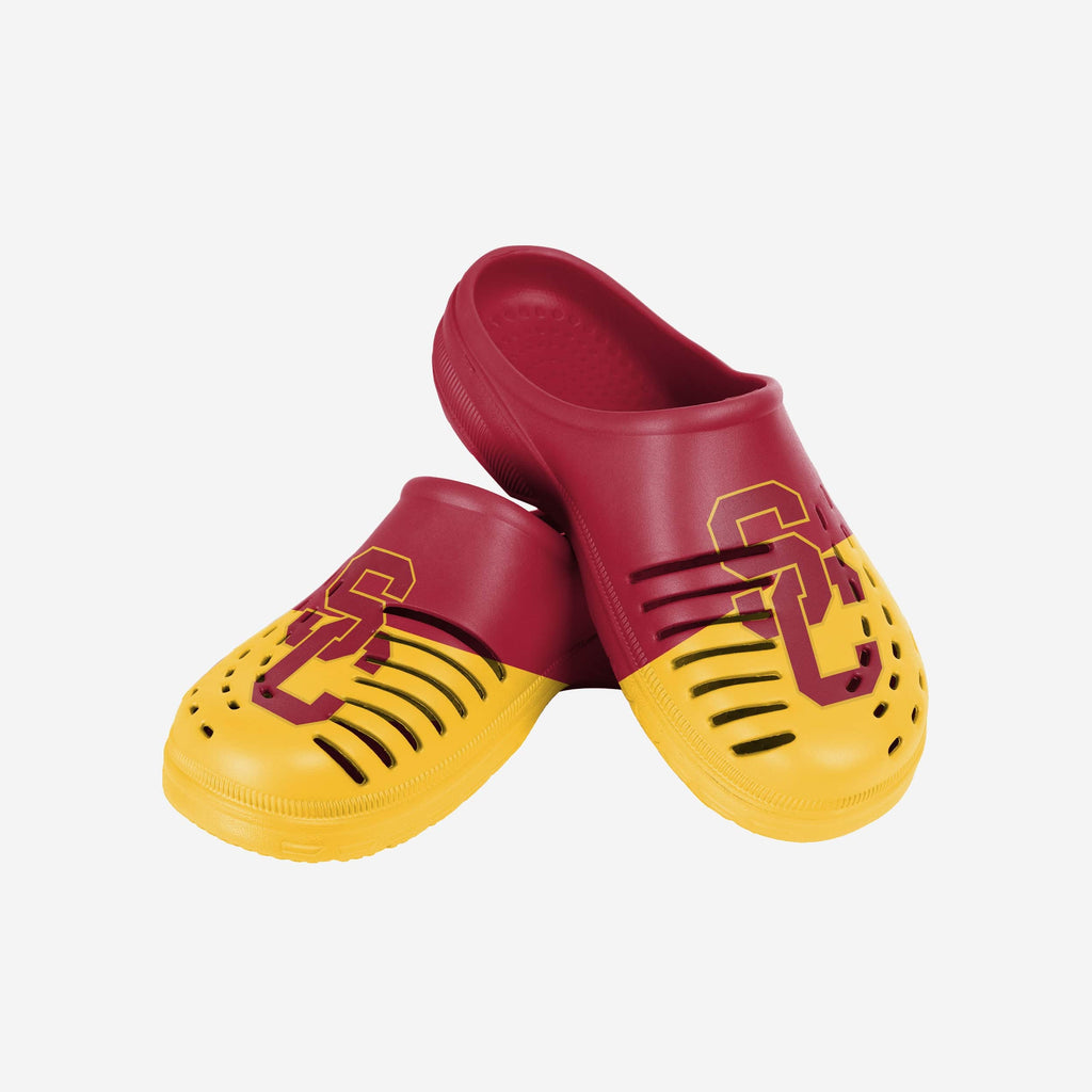 USC Trojans Colorblock Big Logo Clog FOCO display picture 1