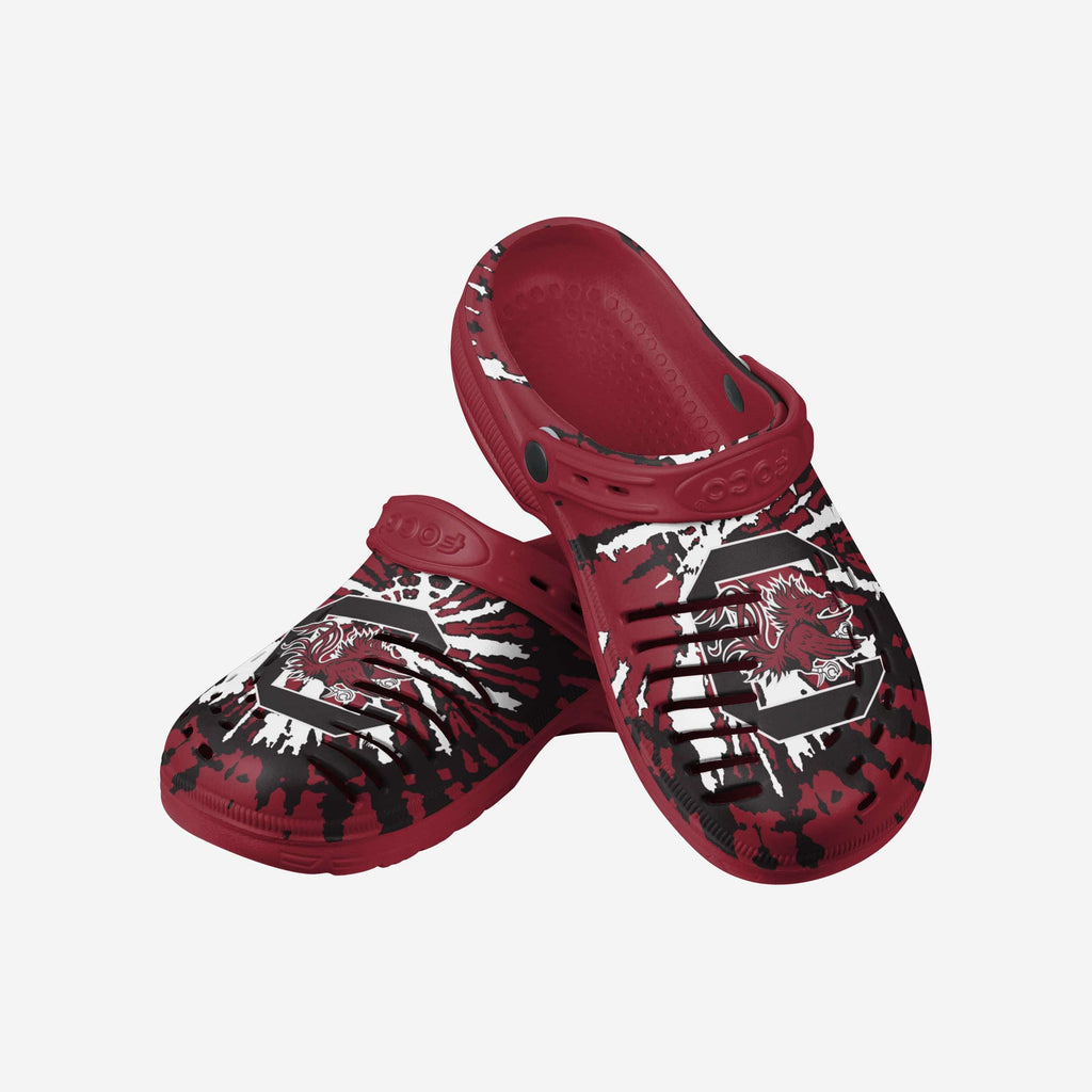 FOCO South Carolina Gamecocks Tie-Dye Clog Multicolor M 4