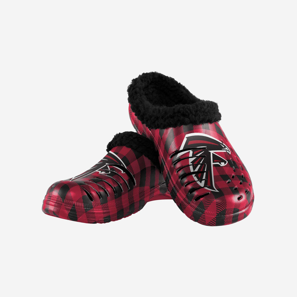 FOCO Buffalo Check Clog Red Men L 4