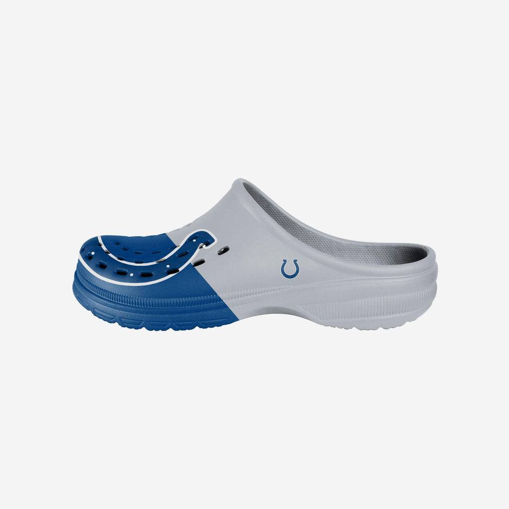 FOCO Indianapolis Colts Colorblock Big Logo Clog Blue XL Men 2