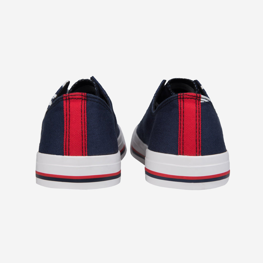 FOCO New England Patriots Low Top Canvas Shoe Black 10 4