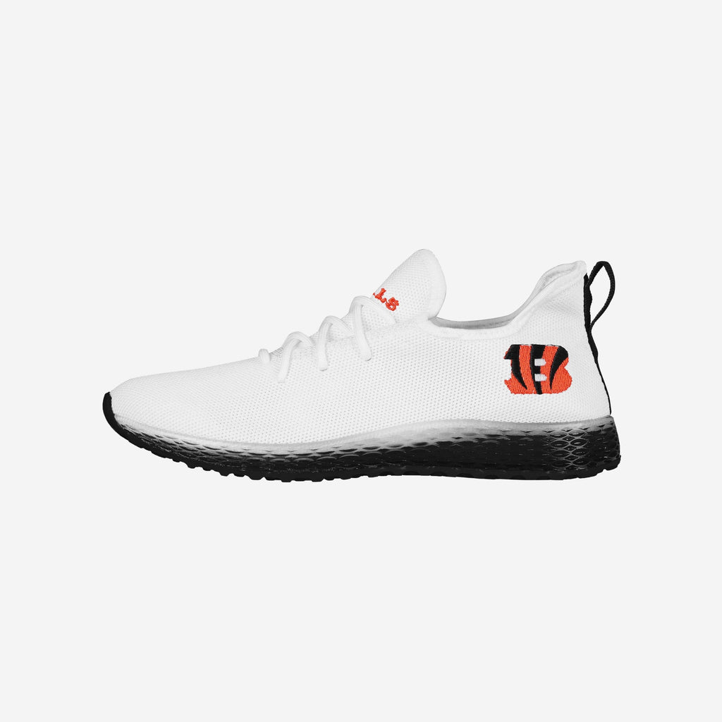 FOCO Cincinnati Bengals Gradient Midsole White Sneakers White 7 2