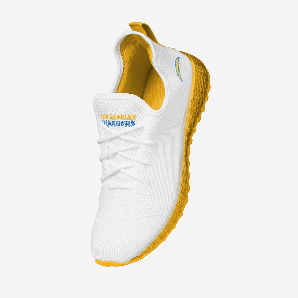 FOCO Los Angeles Chargers Gradient Midsole White Sneakers 10 Men 3