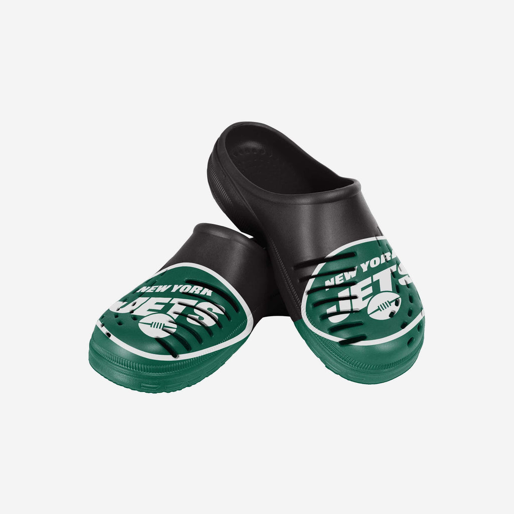 FOCO New York Jets Colorblock Clog Multicolor M 4