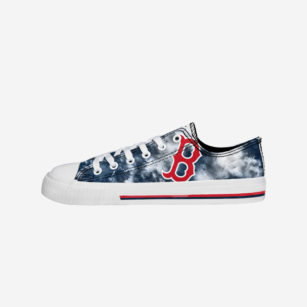 FOCO Boston Red Sox Low Top Tie-Dye Canvas Shoe Women Size S 2