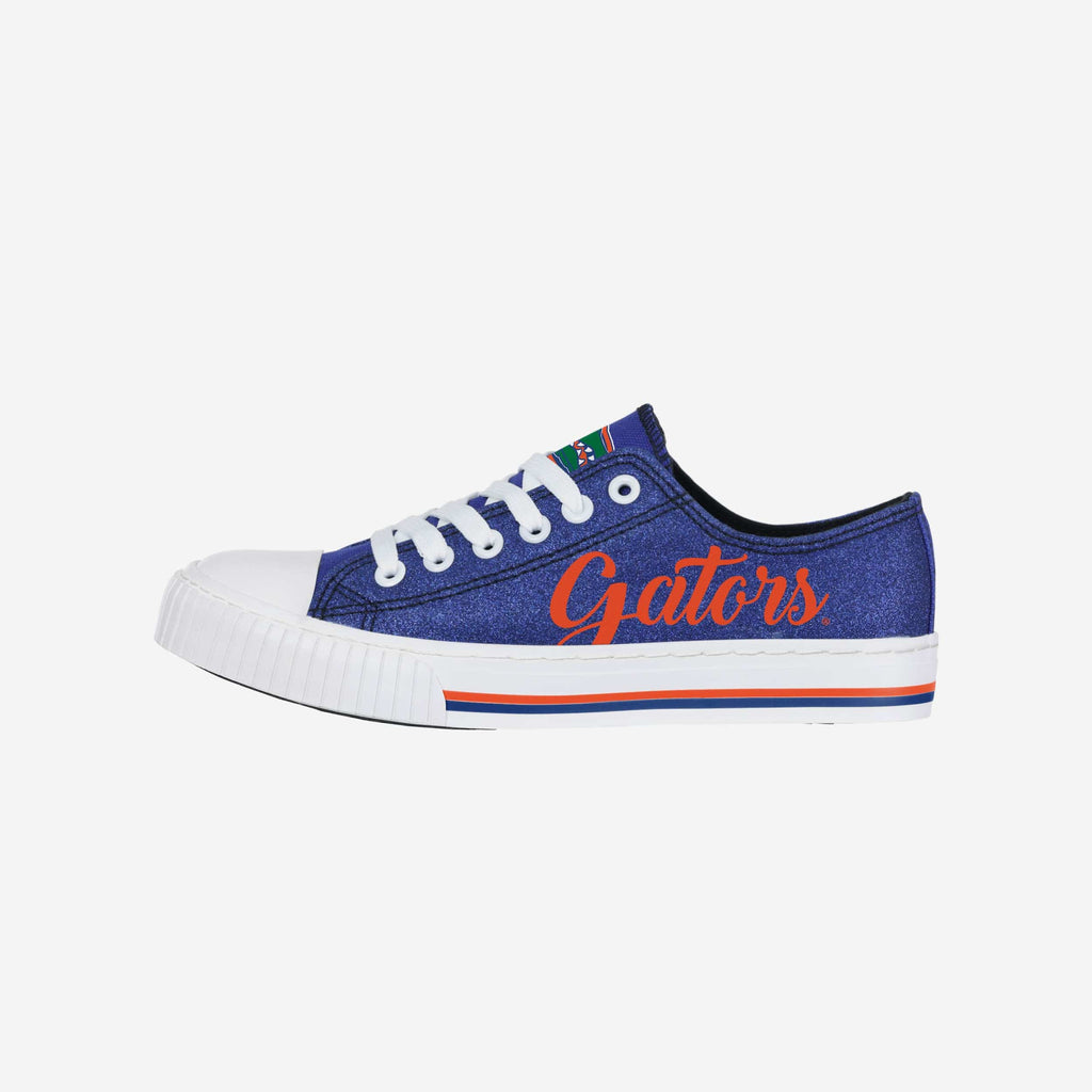 FOCO Florida Gators Color Glitter Low Top Canvas Shoes Blue 7 2