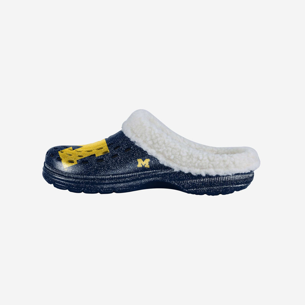 FOCO Michigan Wolverines Clog Glitter M Women 2