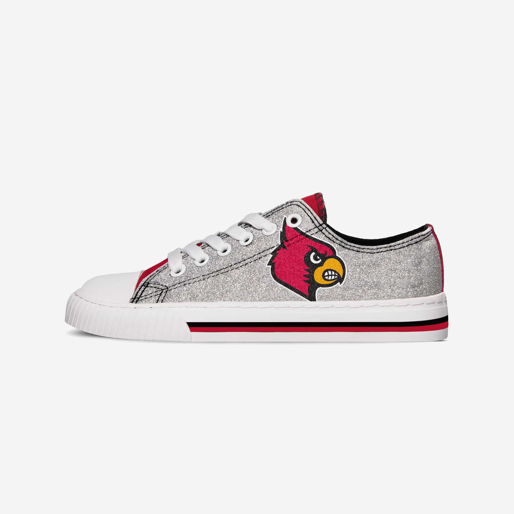FOCO Louisville Cardinals Canvas Shoe Silver XL 2