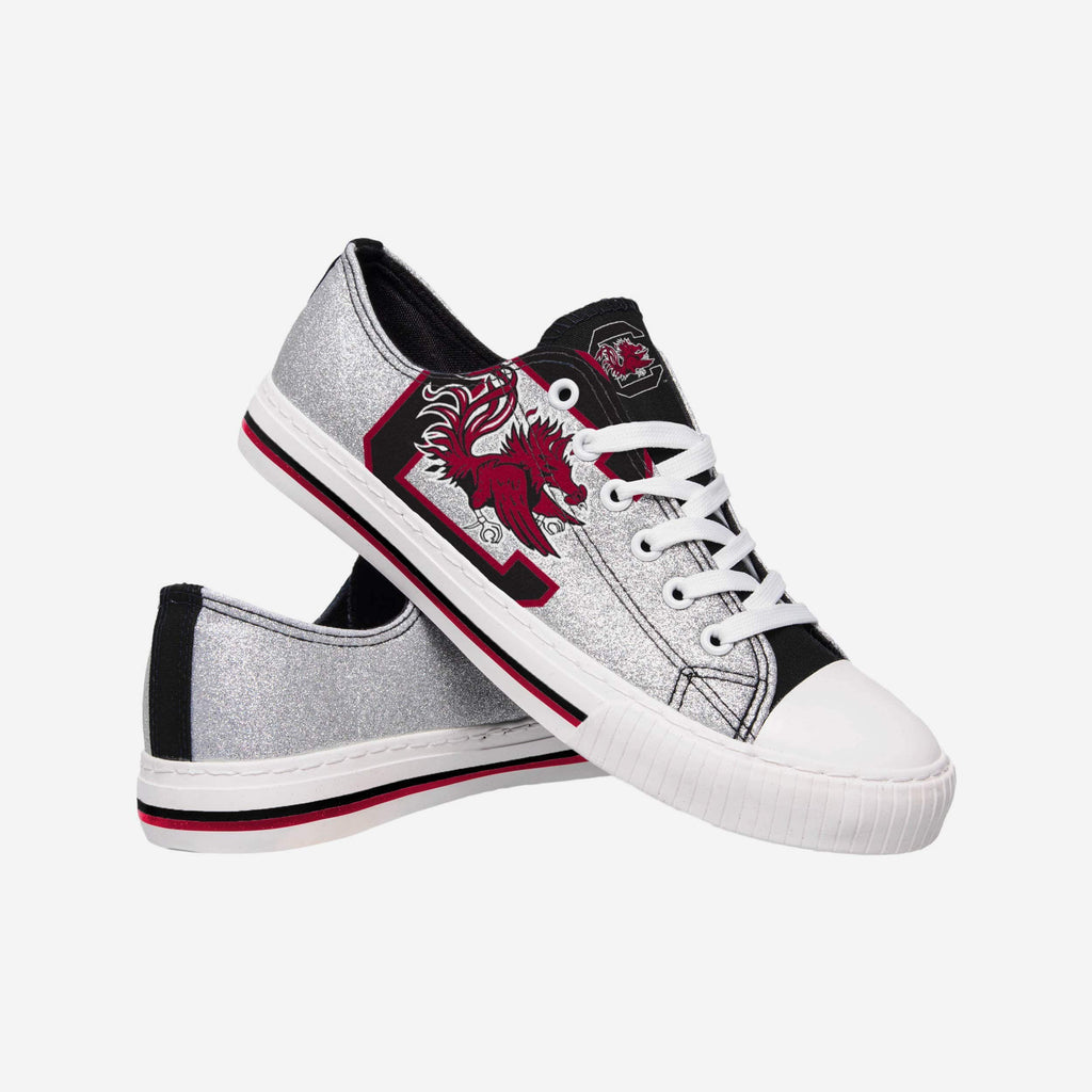 NCAA Florida State Seminoles Women's Glitter Low Top Canvas Shoes - Team Color, Size 9 - View #8