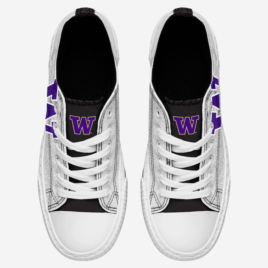FOCO Washington Huskies Low Top Canvas Shoes Silver M 3